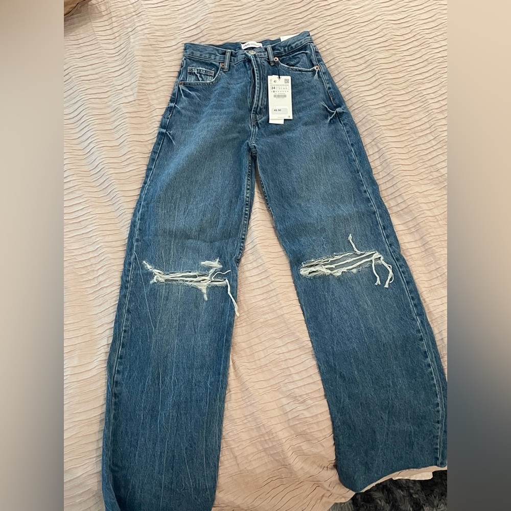 Zara High Rise Jeans